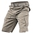 billige Cargoshorts-Herre Shorts med lommer Trekking-shorts Vanlig Komfort Åndbart udendørs Daglig I-byen-tøj Mode Afslappet Sort Grøn