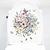 billige Veggklistremerker-blomstertoalett dekorasjon maling bad toalettdeksel klistremerke toalettmatte toalettdekal tusenfryd veggklistremerke liten blomst klistremerke
