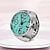 levne Quartz hodinky-1ks pop módní dámské pánské prsteny na prst hodinky quartzový strojek nastavitelný pásek z nerezové oceli módní šperky prsten elastický pásek