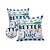 cheap Outdoor Pillow &amp; Covers-Outdoor Waterproof Pillow Cover Vintage Letter for Patio Garden Sofa Couch Livingroom 1pc