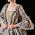 Χαμηλού Κόστους Ιστορικές &amp; Vintage Στολές-Γκόθικ Ροκοκό Βικτοριανό Εμπνευσμένο από Βίντατζ Μεσαίωνα Φορέματα Κοστούμι πάρτι Φόρεμα χορού Πριγκίπισσα Σαίξπηρ Ευγενής κυρία Νυφικό Γυναικεία Δαντέλα Συμπαγές Χρώμα Βραδινή τουαλέτα Απόκριες
