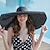 baratos Cuidados de saúde em casa-chapéu de sol de aba grande, chapéus de palha respiráveis elegantes femininos ao ar livre páscoa viagem praia protetor solar boné presentes para dia dos namorados