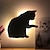 cheap Baby &amp; Kids&#039; Night Lights-Led Sensor Night Light Animal Cat Sound Control Shadow Lamp Projection Light Wall Light For Kids Bedroom Home Decoration