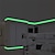 abordables Autocollants muraux lumineux-1 rouleau de ruban lumineux 3m ruban auto-adhésif vision nocturne lueur dans l&#039;obscurité avertissement de sécurité scène de sécurité rubans de décoration pour la maison
