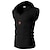 economico Canotte da palestra-Per uomo Canotta Maglietta smanicata Canottiera Maglietta senza maniche Senza Maniche Con Cappuccio Estate Semplice Moda Designer Muscolo Bottoni All'aperto Palestra Uscire Bianco Maglietta Top per