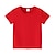 cheap Tees &amp; Shirts-Kids Boys T shirt Tee Solid Color Short Sleeve Cotton Children Top Outdoor Neutral Daily Summer Black 2-12 Years