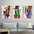 cheap People Paintings-Picasso Abstract Figures Picture Blending In Face Wall Art Picture Handpainted  Canvas Painting Living Room Decoration Home Decor Unframed