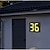 abordables Appliques d&#039;extérieur-diy led numéros d&#039;adresse plaques coloré numéro de maison solaire signe pour votre maison mur monté signe solaire alimenté lampe de jardin éclairage coloré