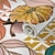 halpa Kukka- ja kasvien taustakuva-Kasvit Abstrakti Syklin väri Kodinsisustus Kukka-aihe Vintage Seinäpinnat, PVC / vinyyli materiaali Itsekiinnittyvä tapetti Seinäliina, huoneen Tapetit