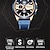 abordables Relojes de Cuarzo-Curren hombre reloj de pulsera cronógrafo calendario deporte hombres reloj militar ejército marca superior lujo negro cuero genuino reloj masculino 8394