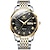 ieftine Ceasuri Mecanice-Olevs bărbați ceas mecanic cadran mare afaceri minimalist analog analog bărbați ceas de mână automat cu bobinaj automat luminos calendar data săptămână ceas din oțel inoxidabil cadou de ziua tatălui