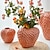 cheap Vases &amp; Basket-Cute Pink Strawberry Decorative Home Vase Creative Resin Material Handmade Handicraft Vase Suitable for Flower Hydroponics Home and Restaurant Flower Decoration Decoration Gifts 1PC
