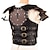 Χαμηλού Κόστους Ιστορικές &amp; Vintage Στολές-πανοπλία ώμων στήθους για άντρες γυναίκες, μεσαιωνική βίκινγκ steampunk αναγεννησιακό θωρακικό γιλέκο πανοπλίας για larp cosplay δραστηριότητες αποκριών