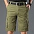 cheap Men&#039;s Shorts-Men&#039;s Cargo Shorts Hiking Shorts Plain Pocket Comfort Breathable 100% Cotton Outdoor Daily Going out Fashion Casual Black Army Green