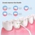 preiswerte Persönliche Schutzausrüstung-Zahnseide kabellose Zahn-Munddusche tragbare Zahnseide für Zähne mit abnehmbarem 220-ml-Tank wiederaufladbarer ipx7 wasserdichter Wasser-Zahnreiniger Picks mit 3 Modi 4 Tipps für Familienreisen