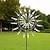 cheap Statues-Unique and Magical Metal Windmill - 3D Outdoor Wind Kinetic Sculpture Move with The Wind - Metal Wind Spinners Suitable for Garden Terrace Lawn Yard Landscape Decoration