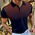 cheap Men&#039;s Polos-Men&#039;s Sport Polo Polo Shirt Lapel Casual Holiday Fashion Basic Short Sleeve Button Polka Dot Regular Fit Summer Wine White Navy Blue Orange Gray Sport Polo