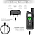 abordables Colliers de dressage-1640ft collier de dressage pour chien étanche télécommande rechargeable 3 modes bip vibration choc type c port de charge verrouillage du clavier