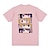 billige Cosplay-anime t-shirts og hættetrøjer til hverdagsbrug-Oshi no Ko Hoshino Ai T-shirt Trykt mønster Klassisk Gadestil Til Par Herre Dame Voksne Varmstempling