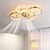 cheap Ceiling Fan Lights-Ceiling Fan with Light Dimmable Circle Design Crystal 62cm 6 Wind Speeds Modern Ceiling Fan for Bedroom, Living Room App &amp; Remote Control 110-240V