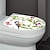 levne Koupelnové pomůcky-nálepka na víko ptáka a motýla, akvarel nálepky na víko toalety, plastová samolepicí dekorativní nálepka
