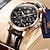 tanie Zegarki kwarcowe-Carekiso top marka męskie zegarki skórzany wodoodporny świecący sportowy zegarek kwarcowy z datownikiem dla mężczyzn moda męska zegarek na co dzień