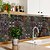 cheap Tile stickers-10pcs Flower Patterned Tile Stickers Kitchen Bathroom Wall Stickers DIY Self Adhesive Waterproof Wallpaper Home Decor