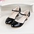 cheap Kids&#039; Princess Shoes-Girls&#039; Heels Daily Dress Shoes Heel Cosplay Lolita Patent Leather Adjustable Height-increasing Big Kids(7years +) Wedding Party Daily Walking Shoes Dancing Crystal / Rhinestone Chain Black White
