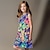 cheap Girl&#039;s 3D Dresses-Kids Girls&#039; Dress Floral Butterfly Gradient Sleeveless Outdoor Casual Fashion Cute Daily Polyester Above Knee Casual Dress A Line Dress Tank Dress Summer Spring 3-12 Years Yellow Pink Royal Blue