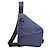 abordables Sacs, sacs à dos pour PC portables-sac de poitrine en toile pour hommes poches de sport en bandoulière sac à bandoulière simple multifonction