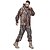 cheap Hunting Clothing-Men&#039;s Hoodie Jacket with Mask Camouflage Hunting Jacket Camo Suit Winter Outdoor Thermal Warm Waterproof Windproof Breathable Fleece Elastane Cotton Winter Jacket Hoodie Jacket and pants