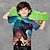 cheap Boys&#039; Tees &amp; Blouses-Boys T shirt Short Sleeve T shirt Graphic Animal Dinosaur Active Sports Fashion 3D Print Outdoor Casual Daily Polyester Crewneck Kids 3-12 Years 3D Printed Graphic Regular Fit Shirt