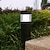 billige Pathway Lights &amp; Lanterns-udendørs led plænelampe ip65 vandtæt udendørs havestolpe pullert lys søjle lampe aluminium gang indkørsel gulv græsplæne landskab belysning plug-in lys villa gård sti camping fest dekoration