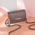 cheap Crossbody Bags-Women&#039;s Crossbody Bag Shoulder Bag Wallet Mobile Phone Bag PU Leather Office Valentine&#039;s Day Shopping Buckle Zipper Adjustable Durable Solid Color Letter Black Pink Wine