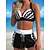cheap Bikini Sets-Women&#039;s Swimwear Bikini Normal Swimsuit Lines / Waves 2 Piece Printing Black Bathing Suits Beach Wear Summer Sports
