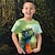 cheap Boy&#039;s 3D T-shirts-Boys 3D Graphic Animal Dinosaur T shirt Short Sleeve 3D Print Summer Spring Active Sports Fashion Polyester Kids 3-12 Years Outdoor Casual Daily Regular Fit