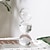 abordables Floreros y cestas-jarrones creativos conectados con múltiples bolas de vidrio recipientes de flores simples y transparentes jarrón de bolas decoraciones decorativas adecuadas para uso en interiores en todas las