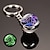 halpa Riipukset ja koristeet-12 tähdistöä valaiseva avaimenperä lasipallo riipus horoskooppi avaimenperä hohtaa pimeässä avaimenperäpidike miehille naisille syntymäpäivälahjat