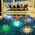 baratos Luzes Subaquáticas-Luz de piscina flutuante Padrão de peixe Lâmpada de piscina à prova d&#039;água Brinquedos de banheira para bebês Luzes flutuantes que mudam de cor 6 modos Led Luzes flutuantes que mudam de cor Decoração