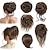 olcso Kontyok-kócos haj konty hajdarab 5 csomag nőknek rövid konty kócos szintetikus elasztikus frizura női lányoknak bogár#