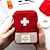 ieftine Organizare Auto-drăguț mini geantă portabilă pentru medicamente pentru mașină trusă de prim ajutor truse medicale de urgență organizator în aer liber geantă de depozitare a pastilelor pentru medicamente de uz casnic