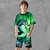 ieftine seturi 3d pentru băiat-Băieți 3D Grafic Animal Balaur Tricou și Pantaloni scurți Set tricouri Set de îmbrăcăminte Manșon scurt Imprimeuri 3D Vară Primăvară Activ Sport Modă Poliester Copii 3-13 ani În aer liber Strad