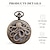 cheap Pocket Watches-Vintage Pocket Watch with Chain Punk Black Octopus Pattern Creative Flap Retro Pocket Watch