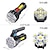 Недорогие тактические фонари-Мощный 7-светодиодный фонарик с боковым светом початка, наружное освещение, перезаряжаемый USB-аккумулятор, водонепроницаемый рабочий свет, мощный рыболовный свет