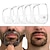 Недорогие Удаление волос-шаблоны для бритья для мужчин с 5 различными размерами, направляющая для бороды с расческой, придание формы бороде &amp; шаблон для укладки идеально подходит для выравнивания линии роста волос, окантовки,