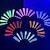cheap Novelties-Glow Folding LED Fan Dancing Lights Night Show DJ Fluorescent Bar Night Club Party Gifts Halloween Decoration Color Changing Fan