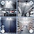 abordables Bombillas-Bombilla de luces de garaje led 6500k luz de tienda led paneles deformables luz de sótano luces de techo de garaje e26/e27 para tienda de almacén de garaje