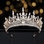 cheap Hair Styling Accessories-Luxury Baroque Crystal Bridal Tiaras Rhinestone Crown Bridal Diadem Wedding Hair Accessories For Women&#039;s Fashion Jewelry