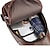 preiswerte Laptoptaschen, -hüllen und -hüllen-Mode für Herren, lässige Umhängetasche, PU-Leder, Umhängetasche, Freizeit-Brusttasche