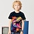 preiswerte 3D-T-Shirts für Jungen-Jungen 3D Graphic Tier Dinosaurier T-Shirt Kurzarm 3D-Druck Sommer Frühling Aktiv Sport Modisch Polyester kinderkleidung 3-12 Jahre Outdoor Casual Täglich Regular Fit